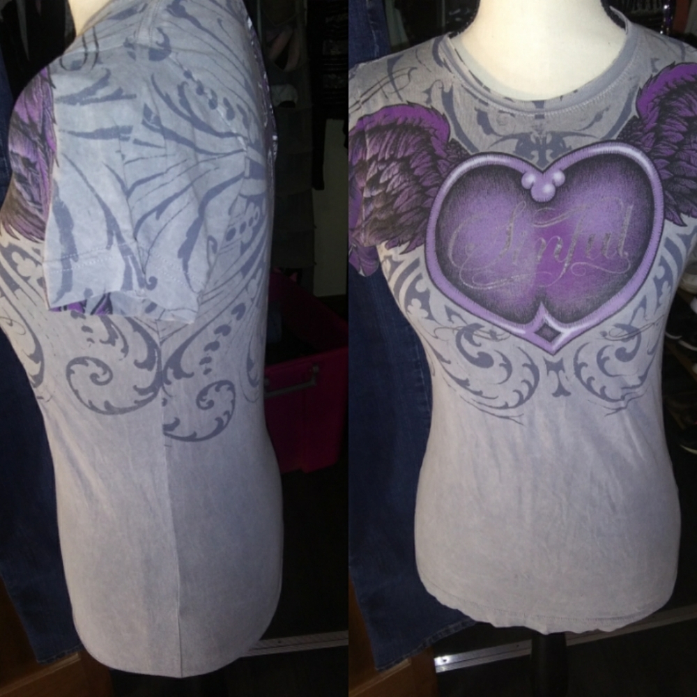 Sinful szM t-shirt. Great used condition